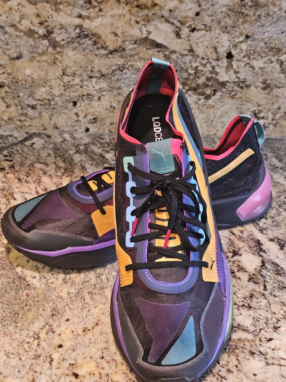 Puma Men’s LQDCELL Optic Shear Multicolor Athletic Sneakers